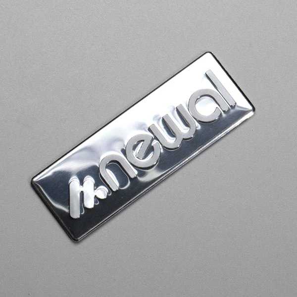Logo-Aluminiumaufkleber