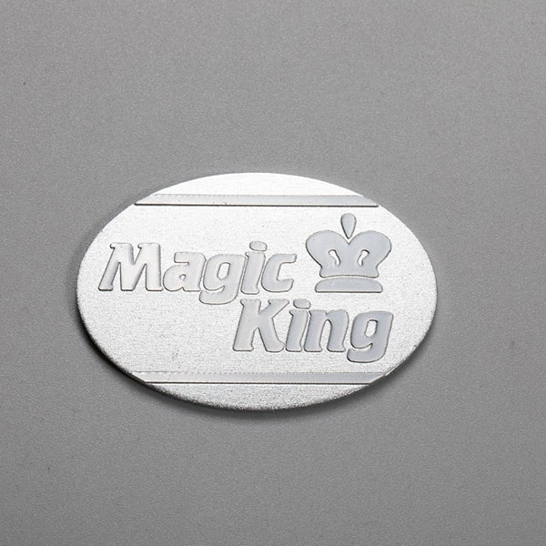 Logo-Metallaufkleber