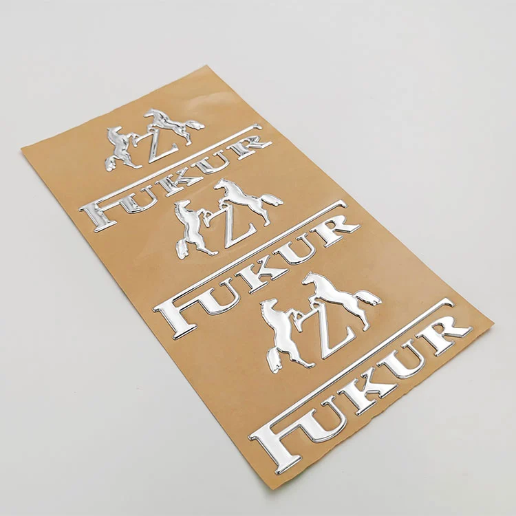 3D Soft Label -Aufkleber für Heimattranszen