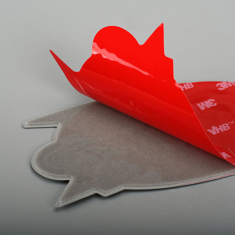 Gedruckter Silberaluminiumaufkleber