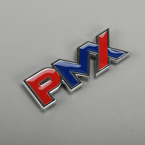 Chrom -Emblem 3D -Logo -Aufkleber