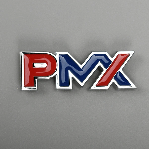 Chrom -Emblem 3D -Logo -Aufkleber