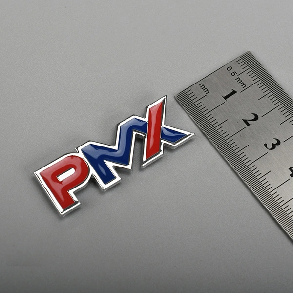 Chrom -Emblem 3D -Logo -Aufkleber