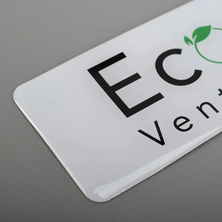 3D -Logo -Harz -Epoxy -Aufkleber