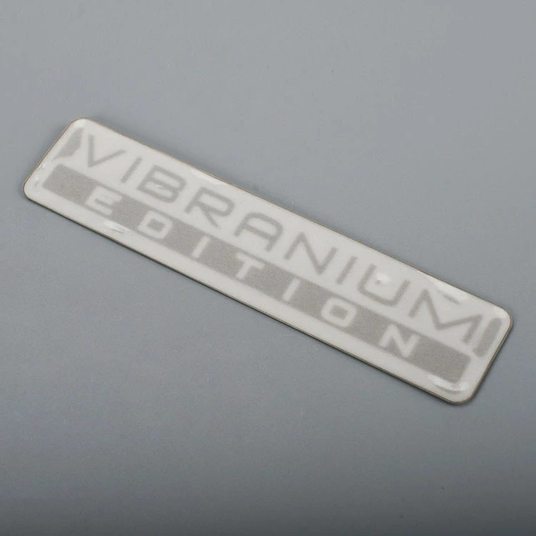 Elektroform -Metall -Markennickel -Logo -Aufkleber