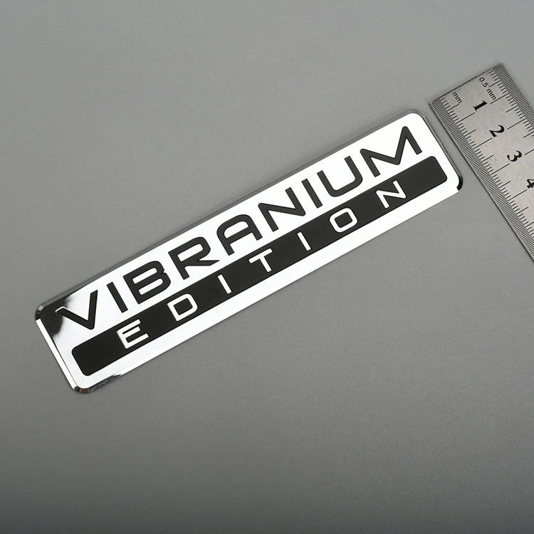 Elektroform -Metall -Markennickel -Logo -Aufkleber