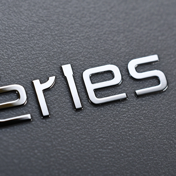 3D-Markenlogo-Metallaufkleber