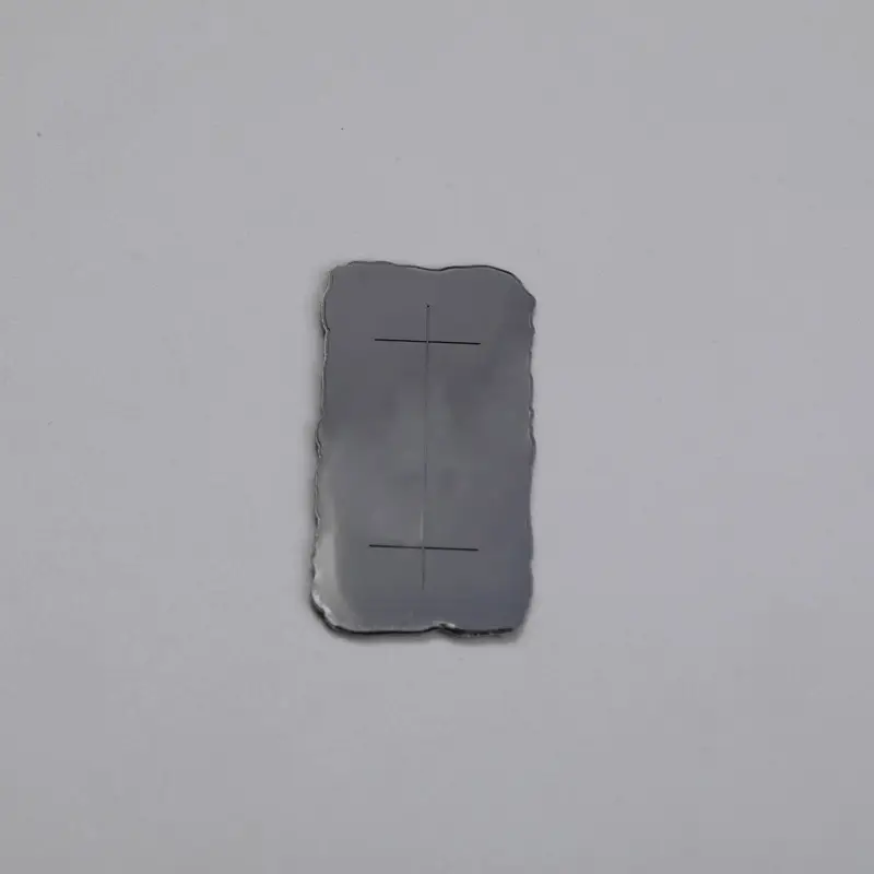 3D-Etikett aus gebürstetem Galvano-Nickel-Metall