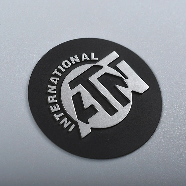 3D -Nickel -Label -Aufkleber