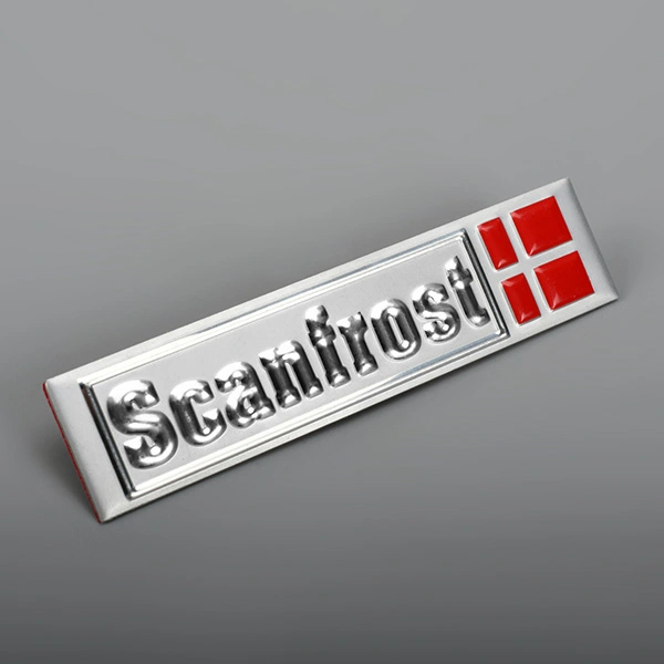 Metallname Platte Aluminiumetikett