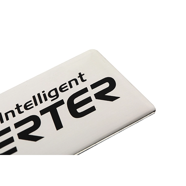 Aluminium-Logo-Schild Marke