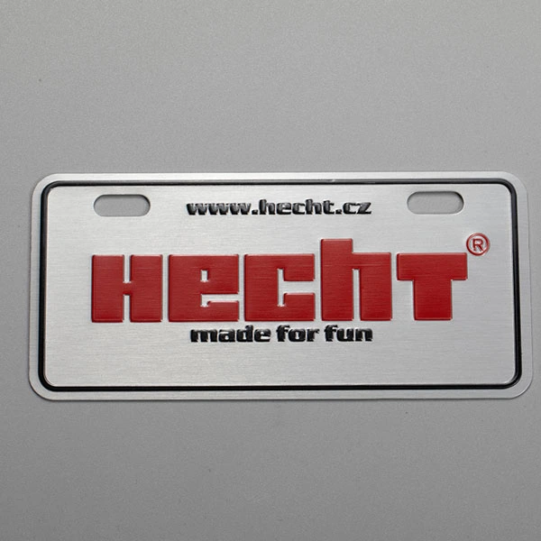 Namensschilder aus Aluminiummetall