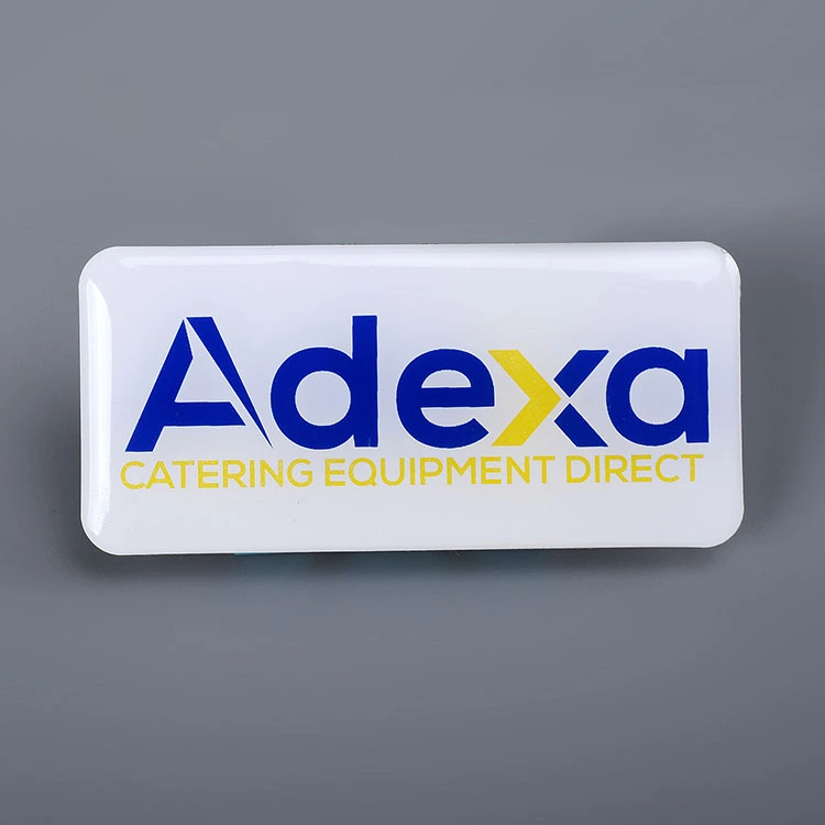 Design Marke Epoxy Resin Aufkleber