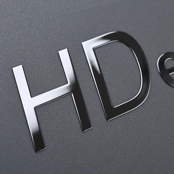 3D-Logo-Aufkleber