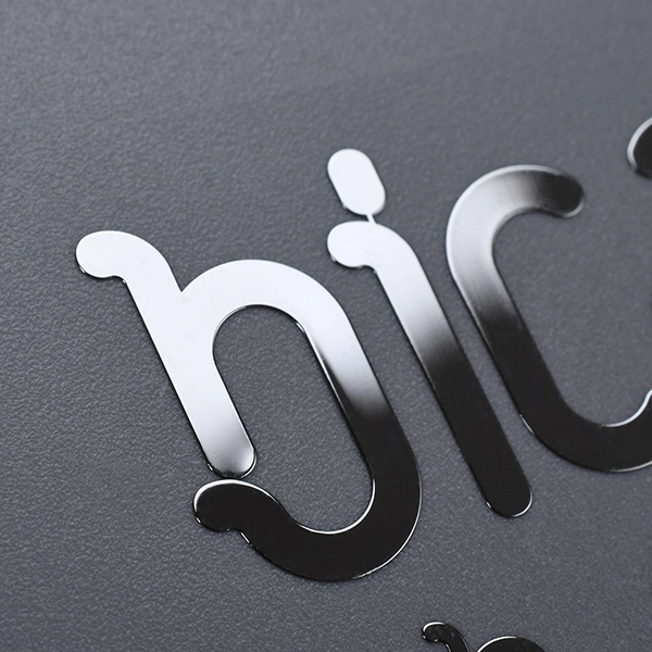 Nickel-Logo-Aufkleber für Maschine