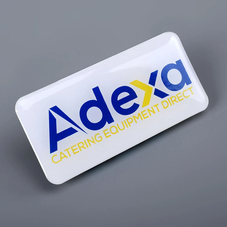 Design Marke Epoxy Resin Aufkleber