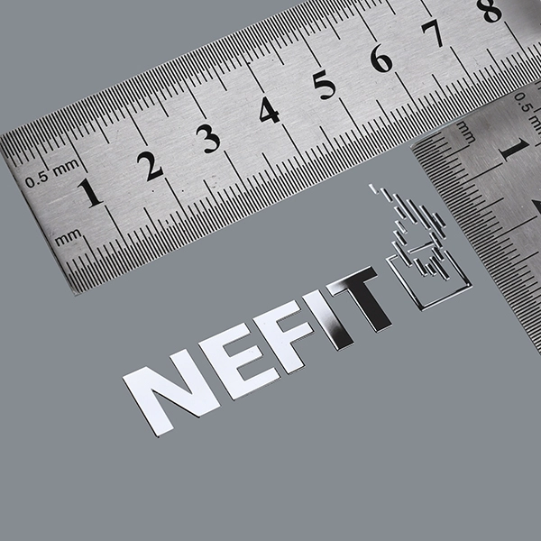 3D-Logo-Etikett