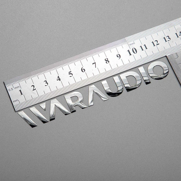 Galvanoformendes Metall-Nickel-Logo