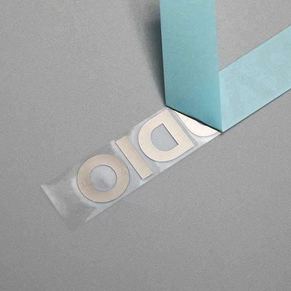 Galvanoformendes Metall-Nickel-Logo