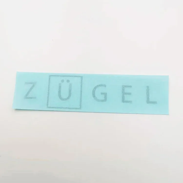 Elektroformierende Nennschild -Etikett