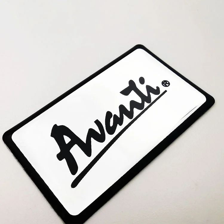 Epoxidharzname Aufkleber