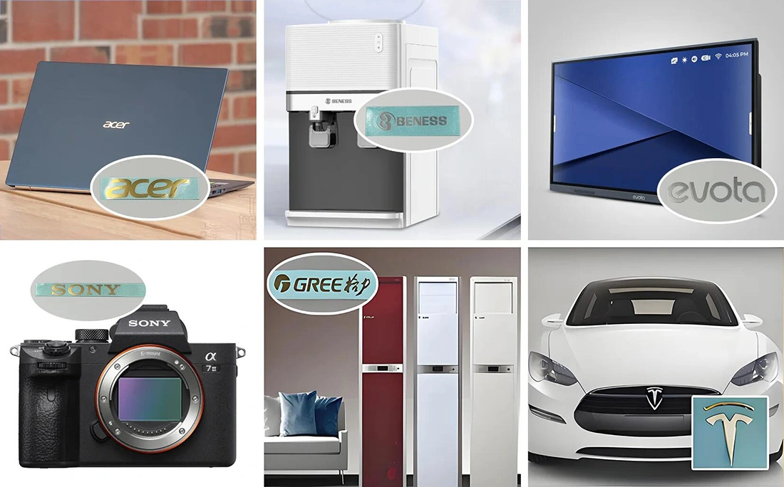 home appliances brand logo metal