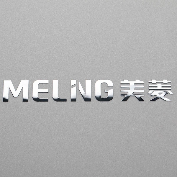 Anpassbare Metallaufkleber mit glänzendem, hitzebeständigem Nickel-Logo