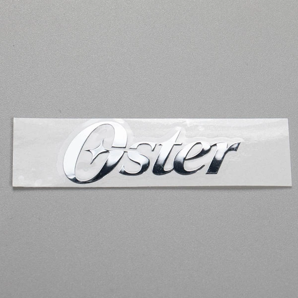 Kundenspezifischer Metalltransfer-Etikettenaufkleber, galvanisches Metall-Nickel-Logo
