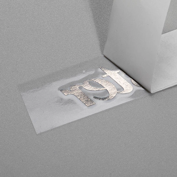 Kundenspezifischer Metalltransfer-Etikettenaufkleber, galvanisches Metall-Nickel-Logo