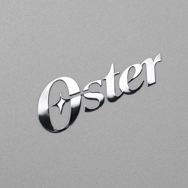 Kundenspezifischer Metalltransfer-Etikettenaufkleber, galvanisches Metall-Nickel-Logo