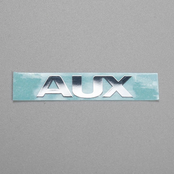 Galvanisierter Aufkleber