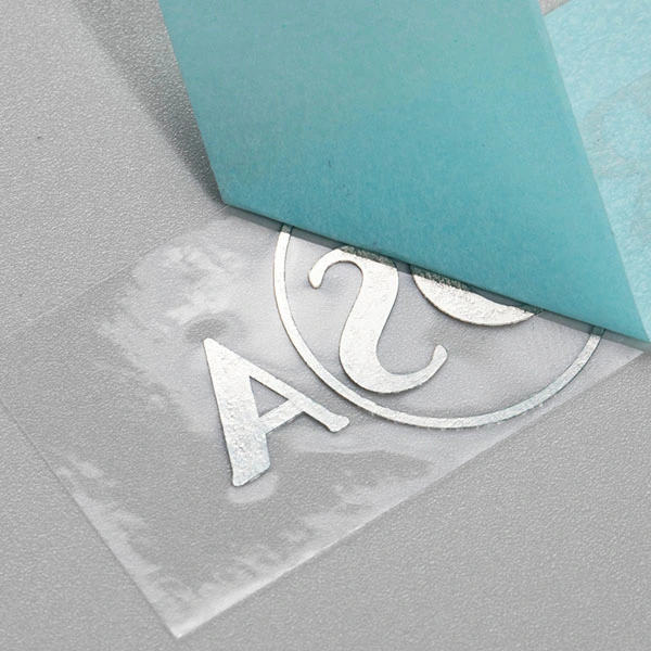 Etikett aus galvanisiertem Nickel