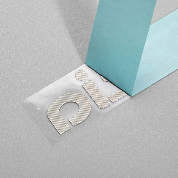 Nickel-Aufkleber-Etikett