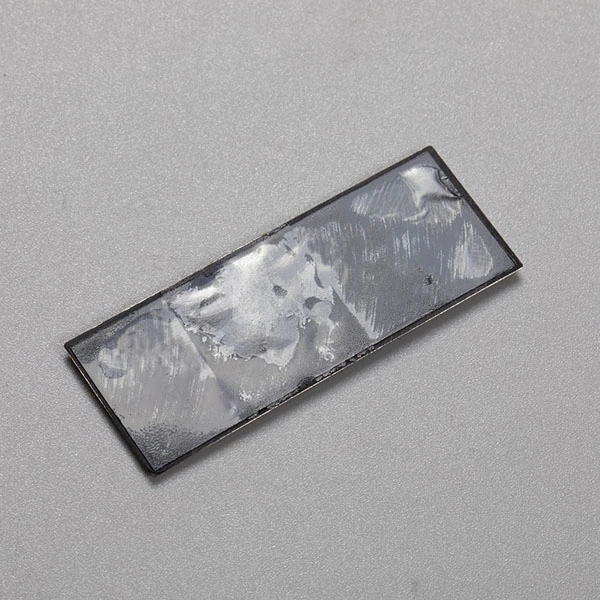 Hochpräzises 3D-Nickel-Galvaniketikett mit mattsilberner Oberfläche