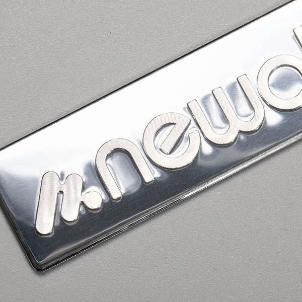 Logo-Aluminiumaufkleber