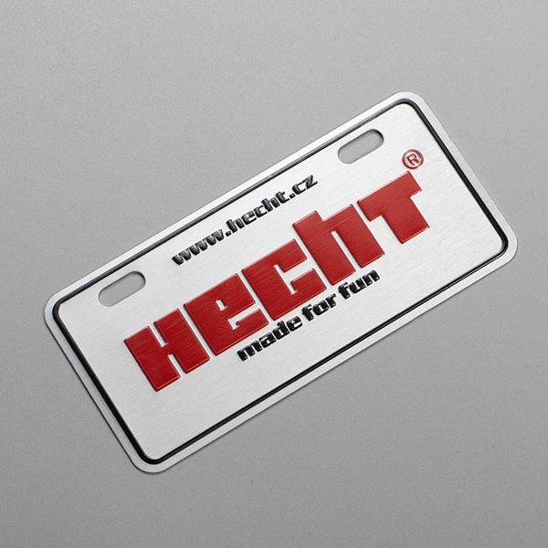 Namensschilder aus Aluminiummetall