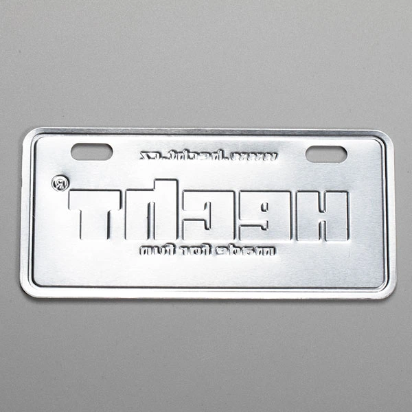 Namensschilder aus Aluminiummetall