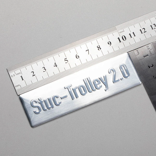 Namensschilder aus Aluminium