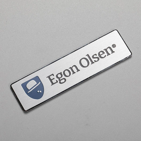 Markenschild aus Metall