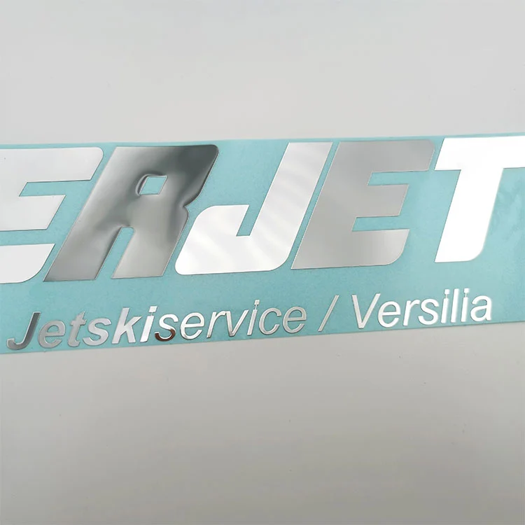 Metall -Nickel -Logo -Etikettaufkleber