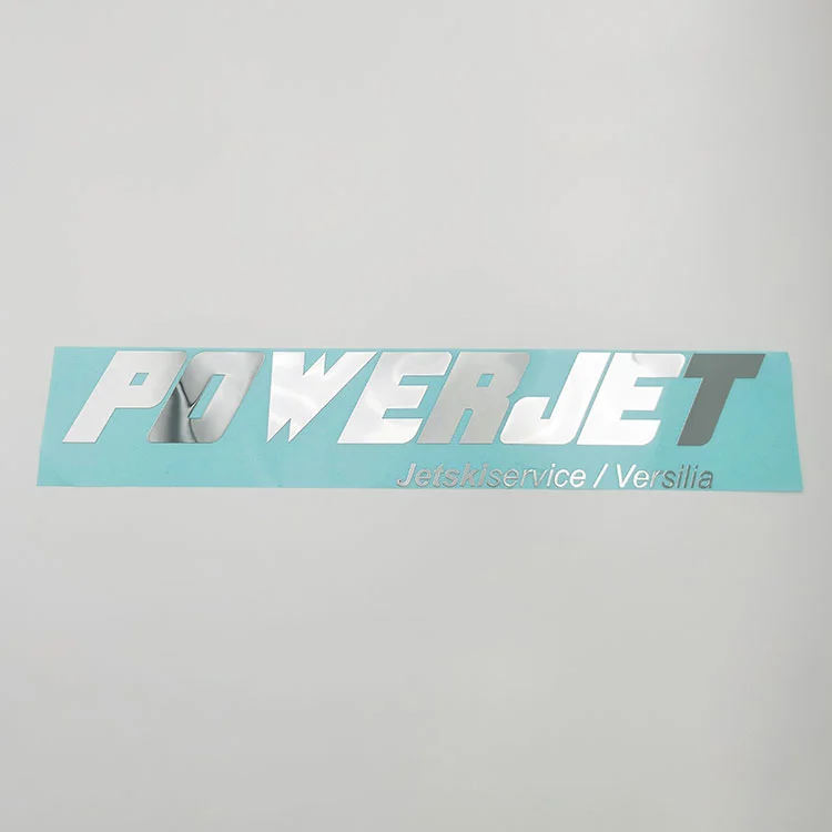 Metall -Nickel -Logo -Etikettaufkleber