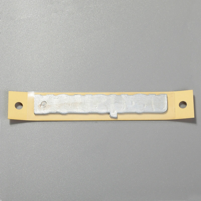 Schild aus gebürstetem Aluminium für Haushaltsgeräte