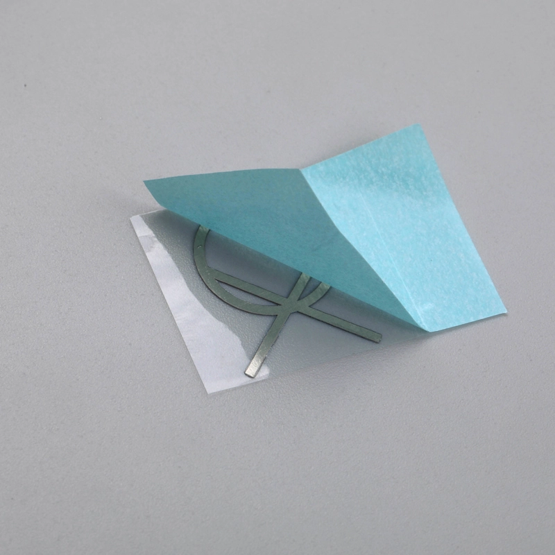 Maßgeschneidertes chromblaues Nickel-Etikettenschild