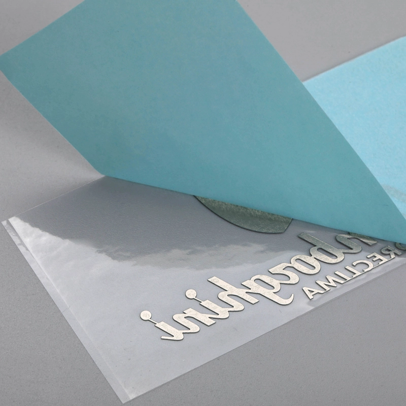 Metallgalvanisierungsaufkleber, der buntes Logo-Etikett druckt