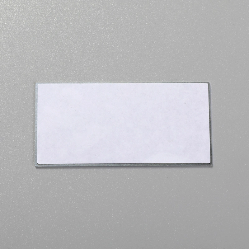 Umweltfreundlicher Logo-Aufkleber aus Metall mit geprägtem Aluminiumetikett