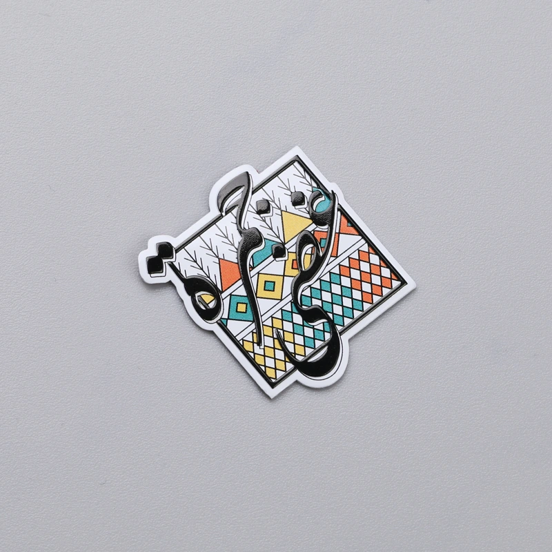 Aluminium-Logo-Namensschild-Siebdrucketiketten
