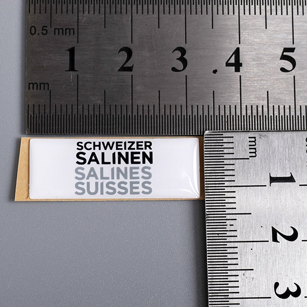 Wetterfester, individuell bedruckter, stark klebender PU-Aufkleber aus Epoxidharz